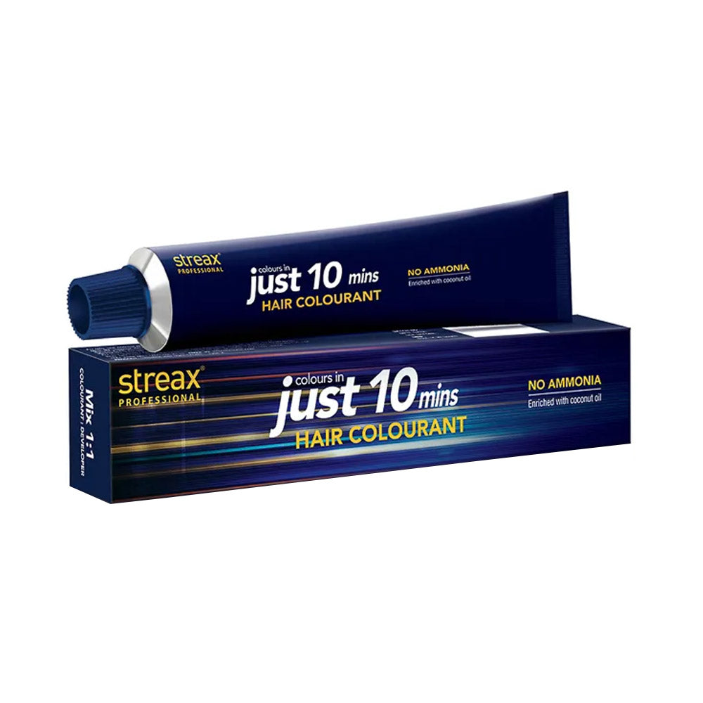 Streax Professional Just 10 hair colourant cream Natural BlacK - 60 gms