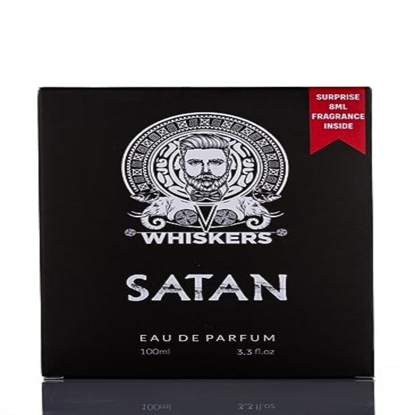 Whiskers Satan Perfume Eau De Parfum|Long Lasting Body Perfume|Premium Fragrance Spray|Captivating Luxury Scent|Musk & Woody|100ml