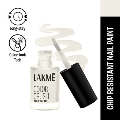 Lakme True Wear Color Crush Nail Polish Long Lasting & Vibrant Nail Paint (13 to 91)